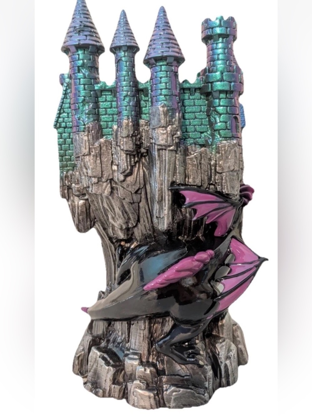 NWT Rare Disney Maleficent Bath & Body Works Candle Holder Disney Villains - Picture 3 of 7